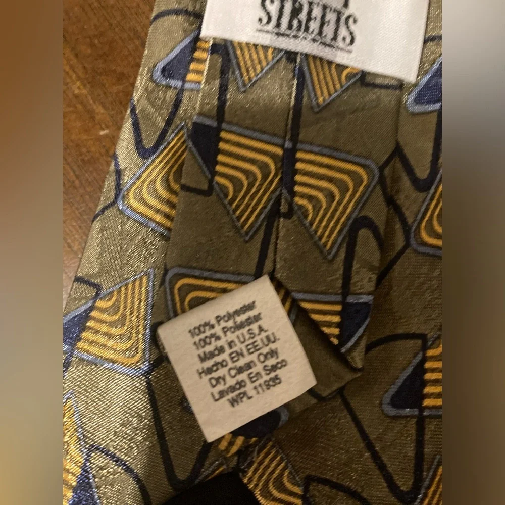 Boys Set of 2 City Streets Clip On Ties